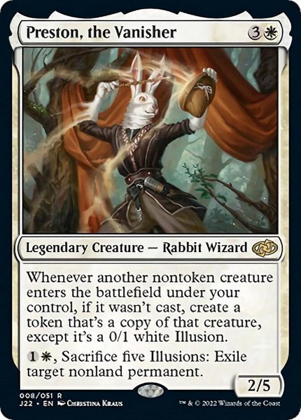 Preston, the Vanisher - Jumpstart 2022 Magic: The Gathering trading card