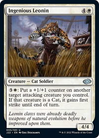 Ingenious Leonin - Jumpstart 2022 (J22) #5 - Uncommon Magic: The Gathering Trading Card