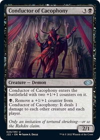 Conductor of Cacophony - Jumpstart 2022 (J22) #20 - Uncommon Magic: The Gathering Trading Card