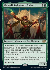 Runadi, Behemoth Caller - Jumpstart 2022 (J22) #44 - Rare Magic: The Gathering Trading Card