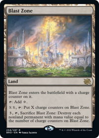 Blast Zone (BRO) - Promo Pack: The Brothers' War (PPBRO) #258p - Rare Magic: The Gathering Trading Card