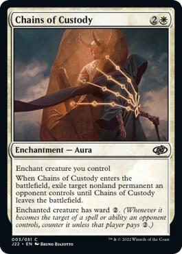 Chains of Custody - Jumpstart 2022 Magic: The Gathering trading card