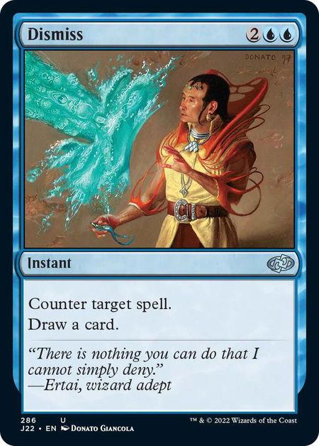 Dismiss - Jumpstart 2022 Magic: The Gathering trading card