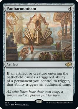 Panharmonicon trading card from Jumpstart 2022 Panharmonicon - Jumpstart 2022 Magic: The Gathering trading card