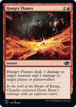 Hungry Flames - Jumpstart 2022 Magic: The Gathering trading card