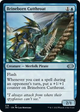 Brineborn Cutthroat - Jumpstart 2022 Magic: The Gathering trading card