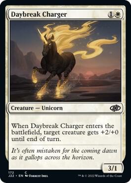 Daybreak Charger - Jumpstart 2022 Magic: The Gathering trading card