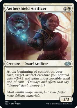 Aethershield Artificer - Jumpstart 2022 Magic: The Gathering trading card