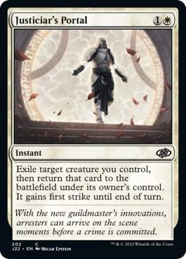 Justiciar's Portal - Jumpstart 2022 Magic: The Gathering trading card