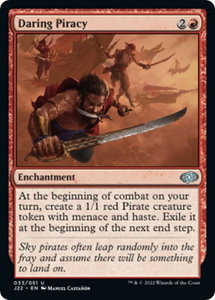 Daring Piracy - Jumpstart 2022 (J22) #33 - Uncommon Magic: The Gathering Trading Card