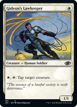 Gideon's Lawkeeper - Jumpstart 2022 Magic: The Gathering trading card