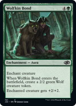 Wolfkin Bond - Jumpstart 2022 Magic: The Gathering trading card