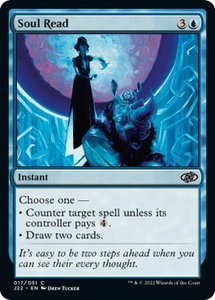 Soul Read - Jumpstart 2022 (J22) #17 - Common Magic: The Gathering Trading Card