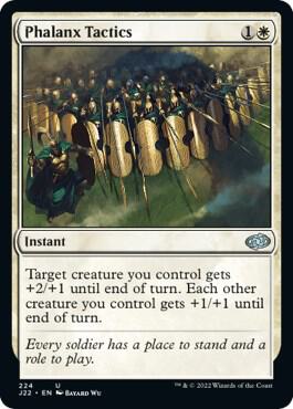 Phalanx Tactics - Jumpstart 2022 Magic: The Gathering trading card