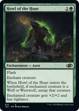 Howl of the Hunt - Jumpstart 2022 Magic: The Gathering trading card
