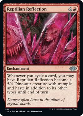 Reptilian Reflection - Jumpstart 2022 Magic: The Gathering trading card