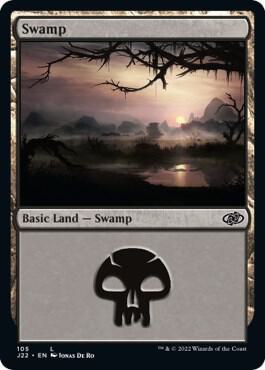 Swamp (105) - Jumpstart 2022 Magic: The Gathering trading card