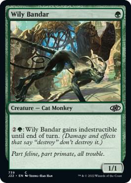 Wily Bandar - Jumpstart 2022 Magic: The Gathering trading card