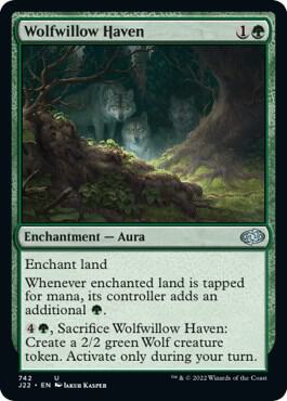 Wolfwillow Haven - Jumpstart 2022 Magic: The Gathering trading card