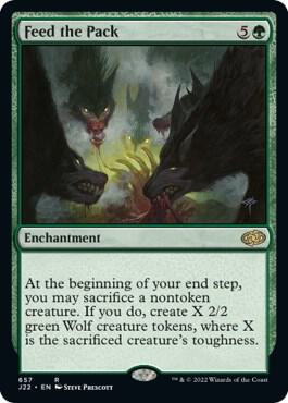 Feed the Pack - Jumpstart 2022 Magic: The Gathering trading card