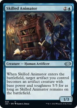 Skilled Animator - Jumpstart 2022 Magic: The Gathering trading card