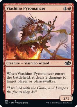 Viashino Pyromancer - Jumpstart 2022 Magic: The Gathering trading card