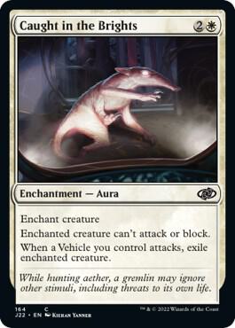 Caught in the Brights - Jumpstart 2022 Magic: The Gathering trading card