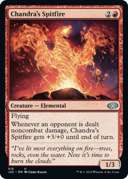 Chandra's Spitfire - Jumpstart 2022 Magic: The Gathering trading card