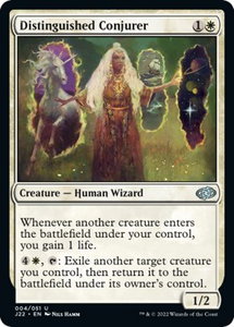 Distinguished Conjurer - Jumpstart 2022 (J22) #4 - Uncommon Magic: The Gathering Trading Card