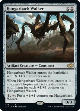 Hangarback Walker - Jumpstart 2022 Magic: The Gathering trading card