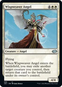 Wispweaver Angel - Jumpstart 2022 Magic: The Gathering trading card