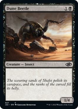 Dune Beetle - Jumpstart 2022 Magic: The Gathering trading card