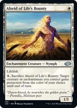 Alseid of Life's Bounty - Jumpstart 2022 Magic: The Gathering trading card