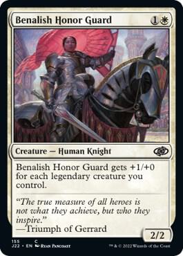 Benalish Honor Guard - Jumpstart 2022 Magic: The Gathering trading card