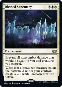 Blessed Sanctuary - Jumpstart 2022 Magic: The Gathering trading card