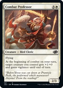 Combat Professor - Jumpstart 2022 Magic: The Gathering trading card
