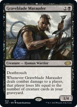 Graveblade Marauder - Jumpstart 2022 Magic: The Gathering trading card