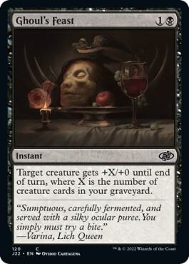 Ghoul's Feast - Jumpstart 2022 Magic: The Gathering trading card