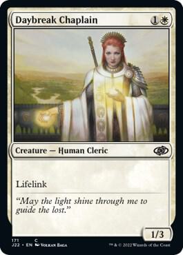 Daybreak Chaplain - Jumpstart 2022 Magic: The Gathering trading card