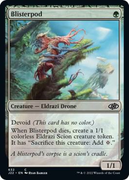 Blisterpod - Jumpstart 2022 Magic: The Gathering trading card