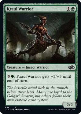 Kraul Warrior - Jumpstart 2022 Magic: The Gathering trading card