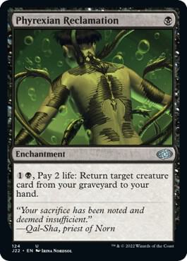 Phyrexian Reclamation - Jumpstart 2022 Magic: The Gathering trading card