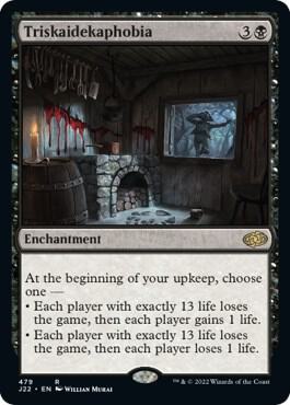 Triskaidekaphobia - Jumpstart 2022 Magic: The Gathering trading card