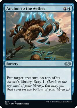 Anchor to the Aether - Jumpstart 2022 Magic: The Gathering trading card