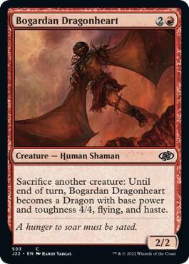 Bogardan Dragonheart - Jumpstart 2022 Magic: The Gathering trading card