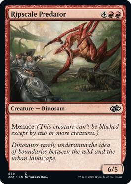 Ripscale Predator - Jumpstart 2022 Magic: The Gathering trading card