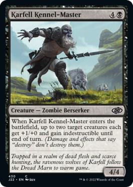 Karfell Kennel-Master - Jumpstart 2022 Magic: The Gathering trading card