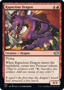 Rapacious Dragon - Jumpstart 2022 Magic: The Gathering trading card