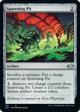 Spawning Pit trading card from Jumpstart 2022 Spawning Pit - Jumpstart 2022 Magic: The Gathering trading card