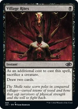 Village Rites - Jumpstart 2022 Magic: The Gathering trading card